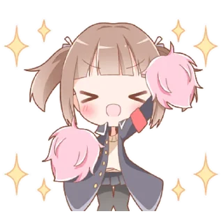 🥳 emoji Милая-тян @nyasticks Telegram sticker 19 of 41