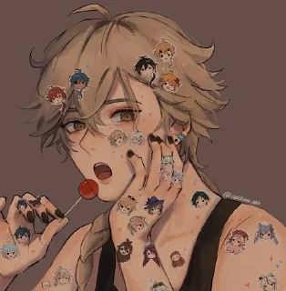 🍭 emoji иᴛ϶ᴩ и ᴛиᴦнᴀᴩи♡ Telegram sticker 12 of 50