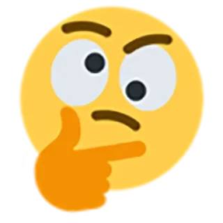🤔 emoji Perfect stickers Telegram sticker 7 of 99