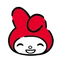 😄 emoji @kotletovvemoji | HD Red Hood My Melody Telegram sticker 9 of 40