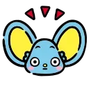 😳 emoji @kotletovvemoji | HD Red Hood My Melody Telegram sticker 16 of 40