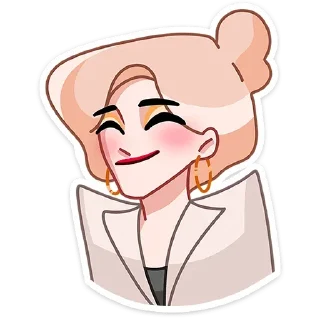 ☺ emoji Наташа от @TgSticker Telegram sticker 18 of 49