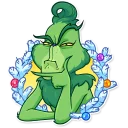 🤔 emoji Grinch Telegram sticker 22 of 40