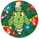 👀 emoji Grinch Telegram sticker 15 of 21