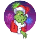😕 emoji Grinch Telegram sticker 16 of 21