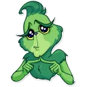 🥺 emoji Grinch Telegram sticker 19 of 40