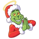 😇 emoji Grinch Telegram sticker 21 of 21