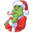 🤔 emoji Grinch Telegram sticker 19 of 21