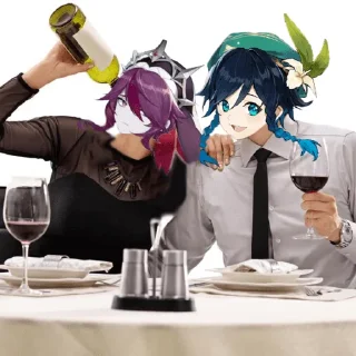 🍷 emoji ГЕНШИН ИМПАКТ Telegram sticker 12 of 38