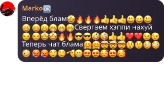 😎 emoji Смешной Бладэ @StickersPackRobot Telegram sticker 7 of 26