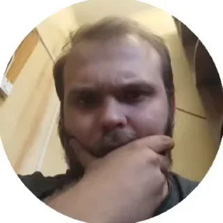 🤔 emoji Вобжак одобряет Telegram sticker 2 of 9