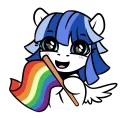 🏳️‍🌈 emoji My Little Brony Telegram sticker 20 of 20