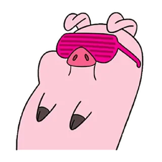 😎 emoji My Little Pigs Telegram sticker 20 of 30
