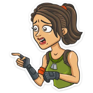 😕 emoji Королевские стикеры Fortnite :: @TgSticker Telegram sticker 22 of 24