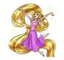 👸 emoji Rapunzel :: @TgSticker Telegram sticker 18 of 40