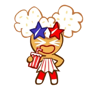 😁 emoji 🍿// Popcorn Cookie //🍿 Telegram sticker 5 of 43