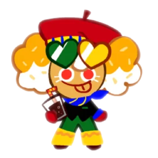 😋 emoji 🍿// Popcorn Cookie //🍿 Telegram sticker 24 of 43