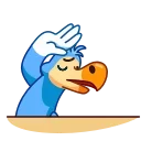 😫 emoji Donnie Dodo Telegram sticker 19 of 20