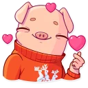 Sticker from Mr. Piggy