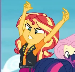 😆 emoji sunset shimmer💫 pt2 Telegram sticker 19 of 120