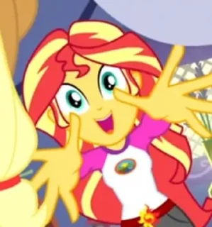 😄 emoji sunset shimmer💫 pt2 Telegram sticker 3 of 120