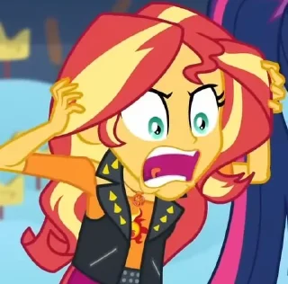 😡 emoji sunset shimmer💫 pt2 Telegram sticker 14 of 120