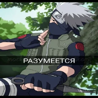 👌 emoji Kakashi Telegram sticker 14 of 52
