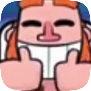👍 emoji Clash royale🇺🇦 Telegram sticker 15 of 15