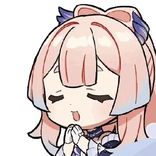 🙏 emoji Genshin Collab @stickersMH Telegram sticker 4 of 39