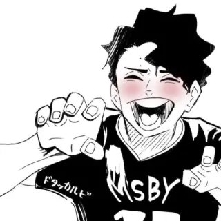 ❤ emoji Sakusa Telegram sticker 11 of 117
