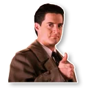 Sticker from Twin Peaks