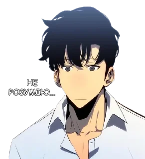 😶 emoji Solo Leveling Sticker Pack (ukr) Telegram sticker 19 of 43