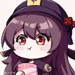 😋 emoji Больше стикеров 👉🏻 @genshinstickers1 Telegram sticker 12 of 50