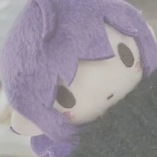 💜 emoji plushie mafumafuyu ♡︎ Telegram sticker 15 of 25
