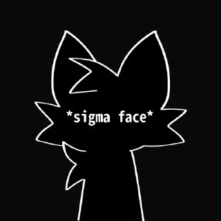 😵‍💫 emoji Black Silly Cat || :D Telegram sticker 20 of 44