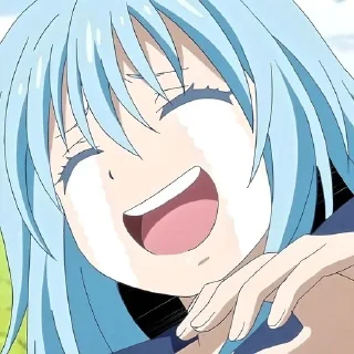 😂 emoji Римуру темпест @anime_stickerr Telegram sticker 14 of 20