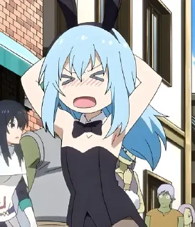 😫 emoji Римуру темпест @anime_stickerr Telegram sticker 11 of 20