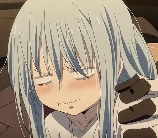 😖 emoji Римуру темпест @anime_stickerr Telegram sticker 10 of 20