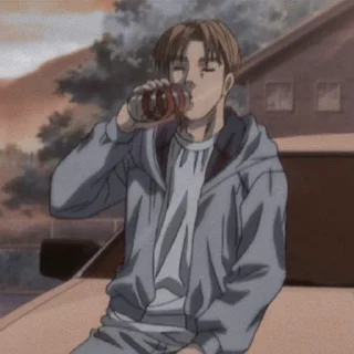 Sticker from Initial D 2