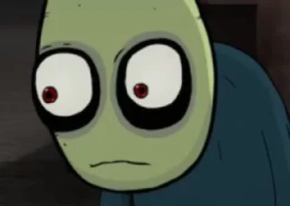 Sticker from Salad Fingers