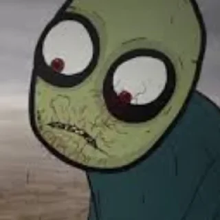 Sticker from Salad Fingers