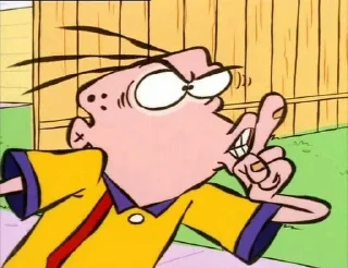 Sticker from Ed,Edd,Eddy