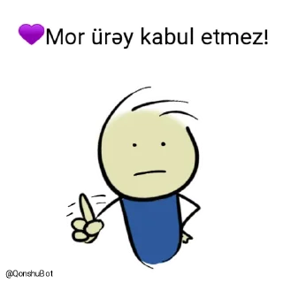 Sticker from 💜Mor ürəy @Qonshubot