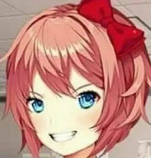 😈 emoji Sayori Telegram sticker 20 of 45