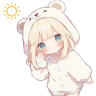 Sticker from Повседневная медведица @Nyasticks