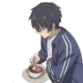 🍛 emoji Повседневная жизнь бессмертного короля Telegram sticker 13 of 26