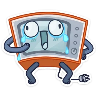 Sticker from Ламповый телевизор ::  @stickroom