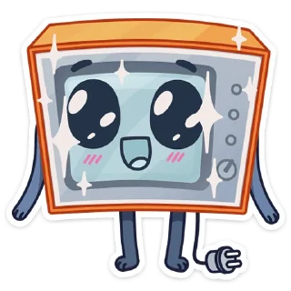 Sticker from Ламповый телевизор @TgSticker