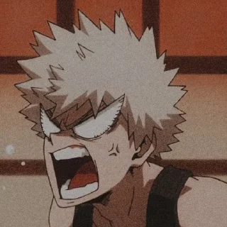 💍 emoji Кацуки Бакуго 💢 Telegram sticker 15 of 30