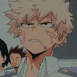 💢 emoji Кацуки Бакуго 💢 Telegram sticker 16 of 30